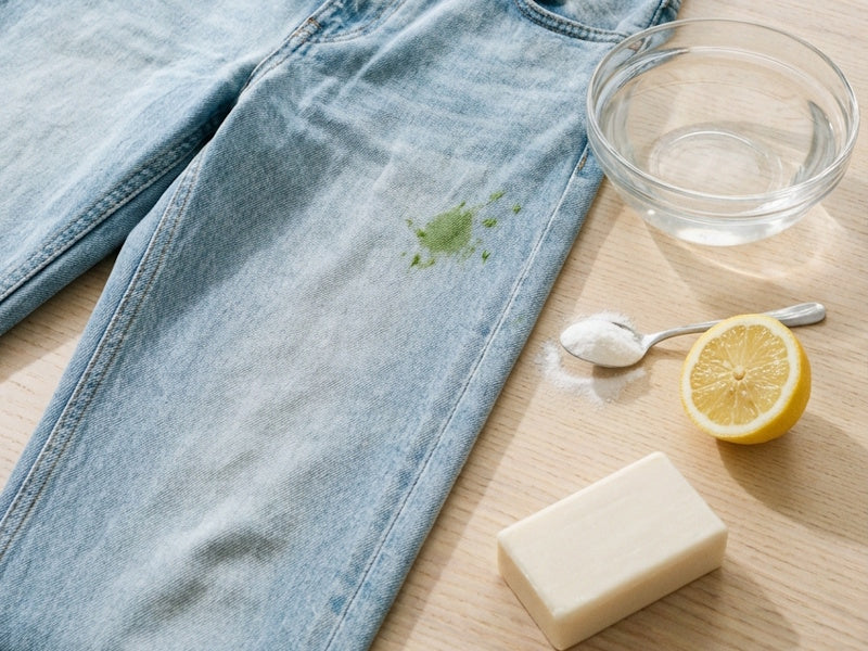 Macchie di erba? scopri i rimedi naturali