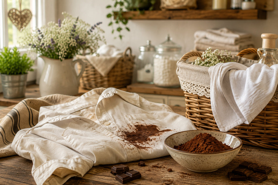 trattare macchie cacao cioccolato