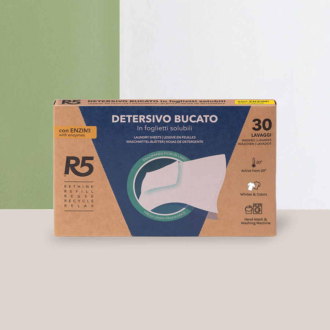 R5 Laundry Detergent Sheets with Enzymes