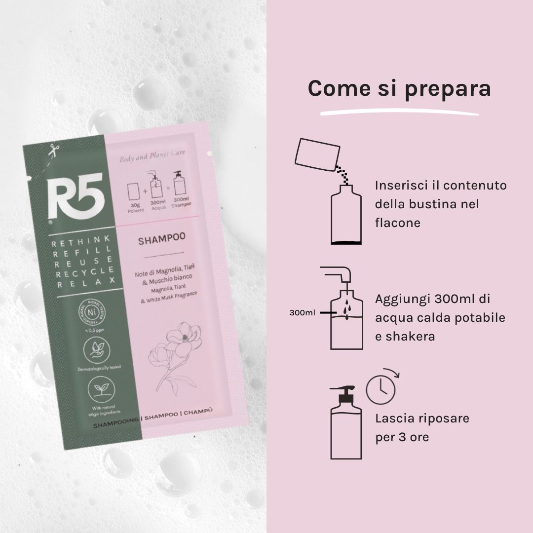 Kit Shampoo Ricaricabile