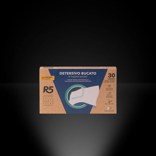 R5 Detersivo Bucato in Foglietti con Enzimi