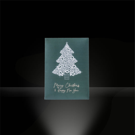 🎄 Xmas Wish Card con Refill- Biglietto di Auguri di Natale con Refill