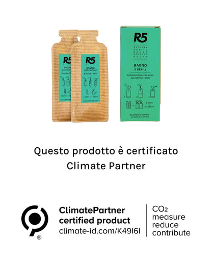 Climate Partner certified refill bagno