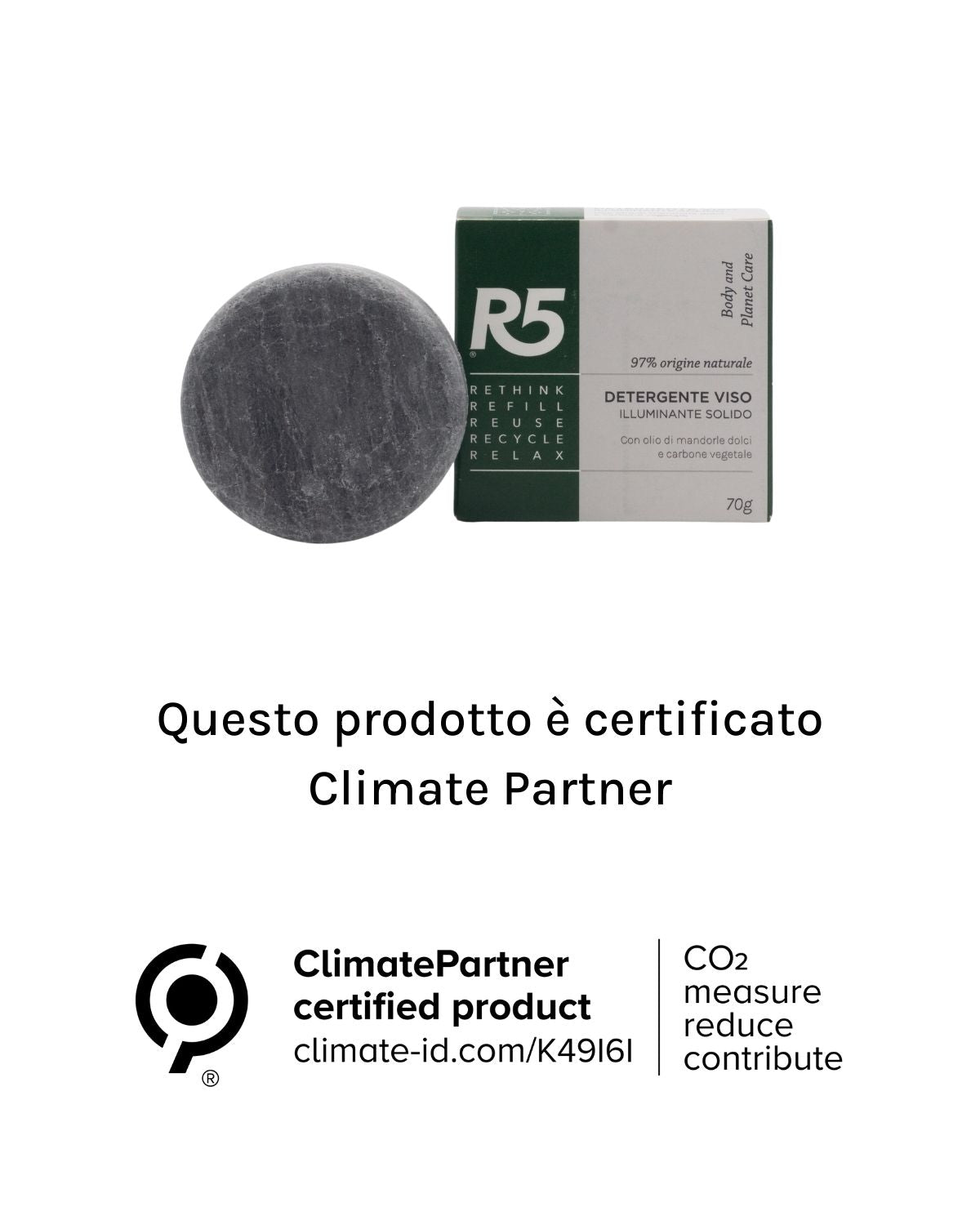 Climate Partner certified detergente viso