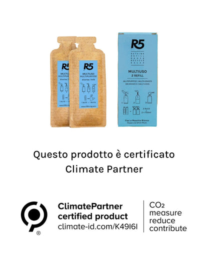 Climate Partner certified refill multiuso