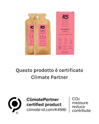 Climate Partner certified refill pavimenti