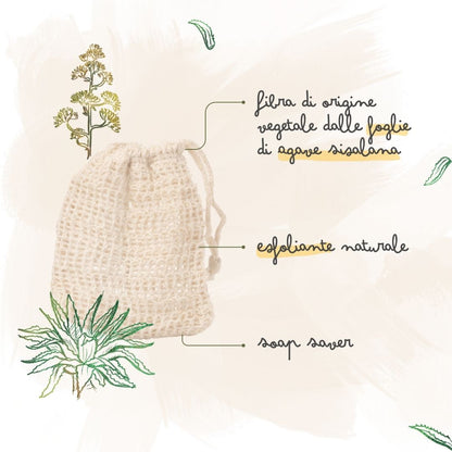 Sisal bag solids holder