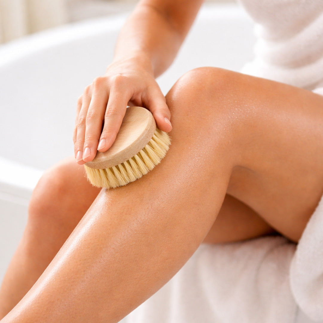 Spazzola per il Corpo in faggio e fibre naturali di Tampico 🌿