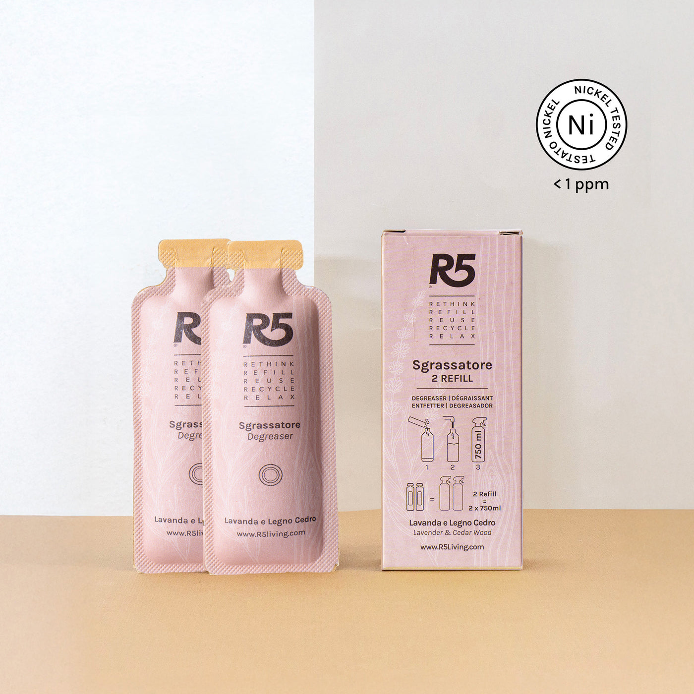 Nouvelles recharges Degraissant