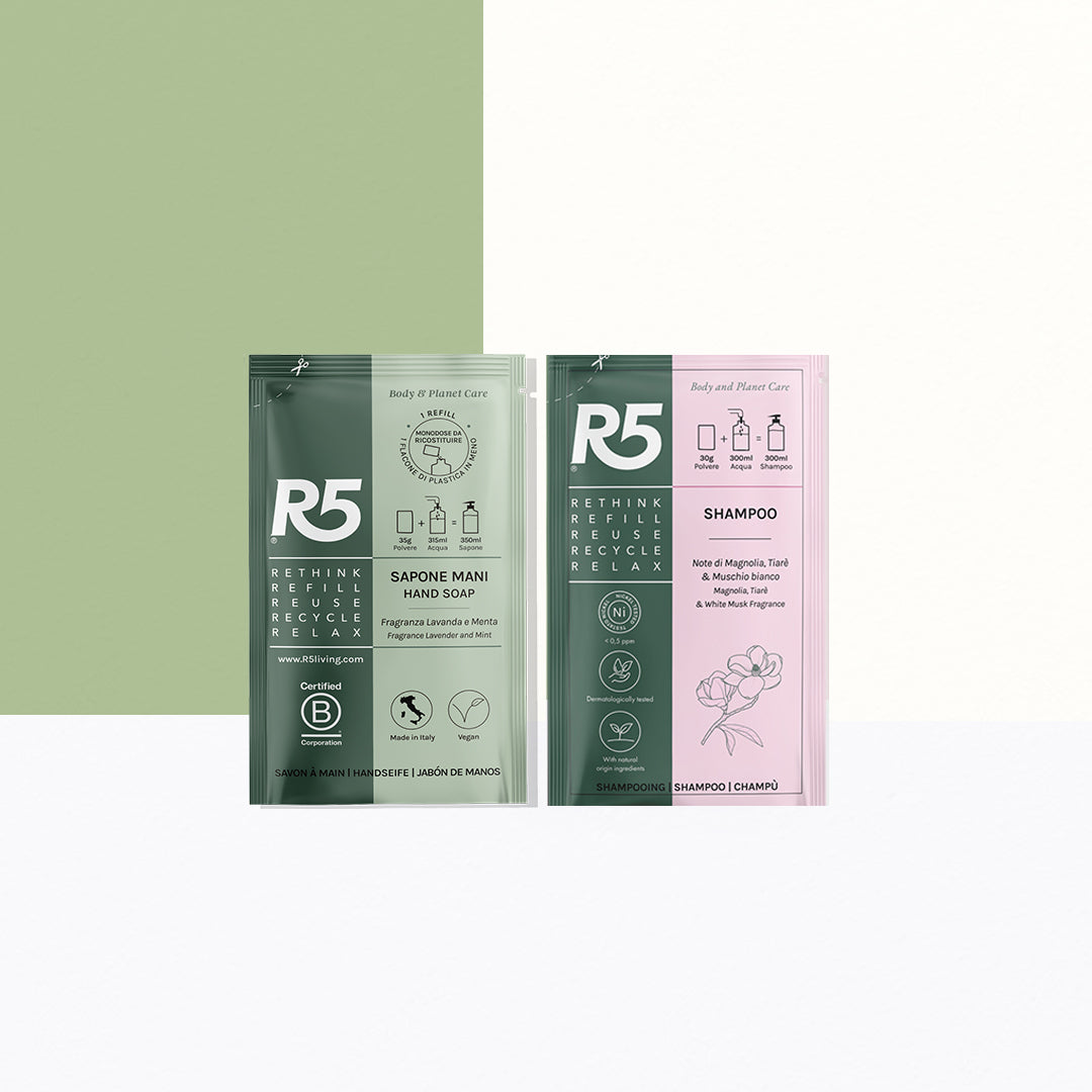 Kit Refill Shampoo + Refill Sapone mani