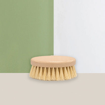 Spazzola per il Corpo in faggio e fibre naturali di Tampico 🌿