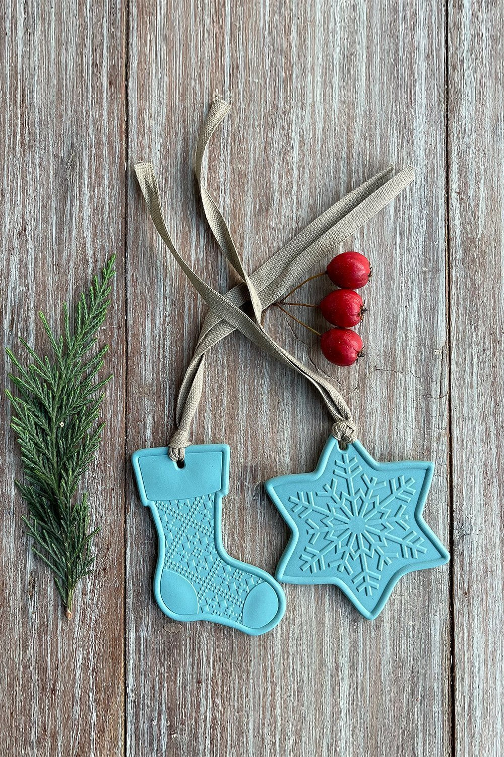 R5 decorazioni Natale in plastica 100% riciclata