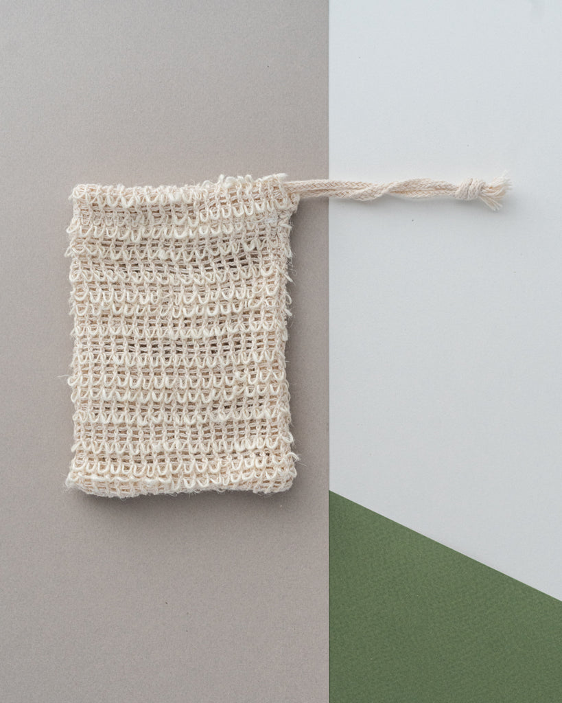 sacchettino in sisal portashampoo solido